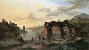 HEUSCH, Jacob de River View with the Ponte Rotto sg France oil painting reproduction